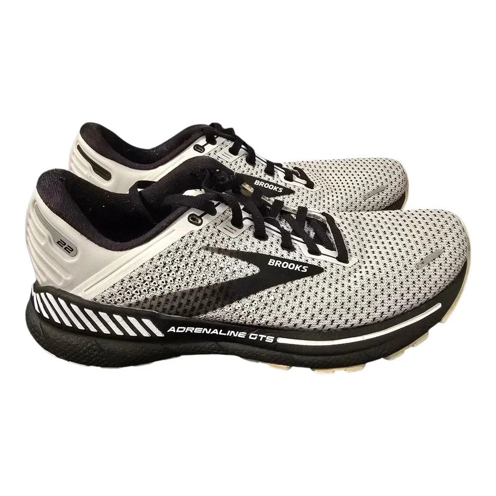 Brooks Adrenaline GTS 22 Running Shoes Womens Size 9.5 Athletic Sneakers Gray - Picture 1 of 7